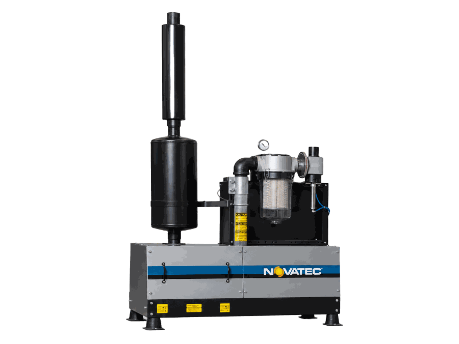 Novatec vacuum conveying pump skid